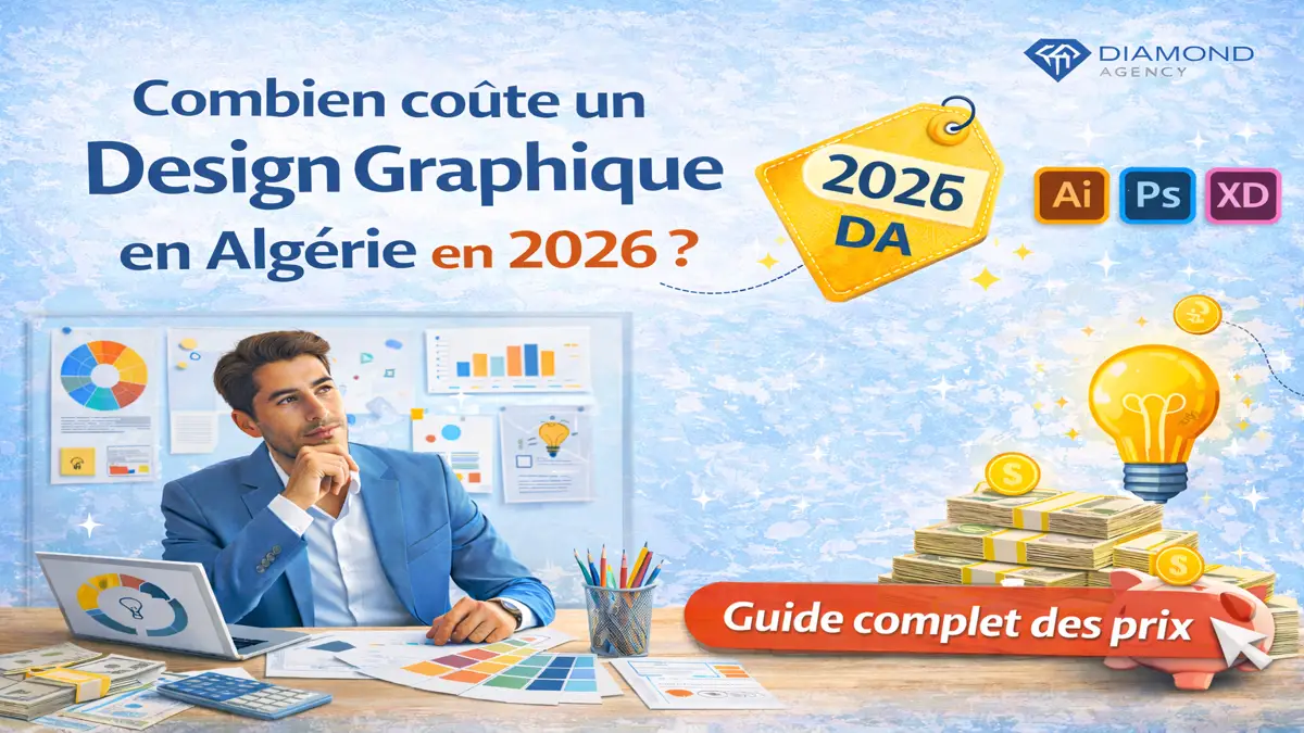 Prix du design graphique en Algérie en 2026 – guide complet des tarifs